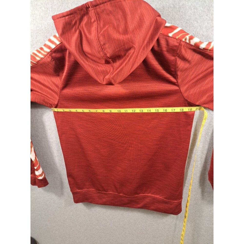 NFL Team Apparel Hoodie Mens Small San Francisco SF 49ers Red Pullover Football - Picture 7 of 8